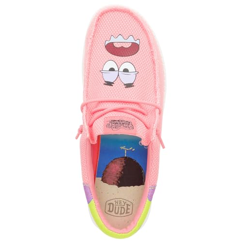 HEYDUDE X Spongebob, Men's Slip-on Loafers, Comfortable & Light-Weight