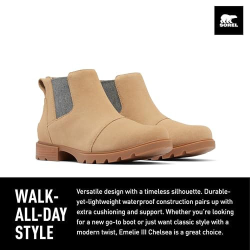 SOREL Women's Emelie lll Chelsea Waterproof Boot