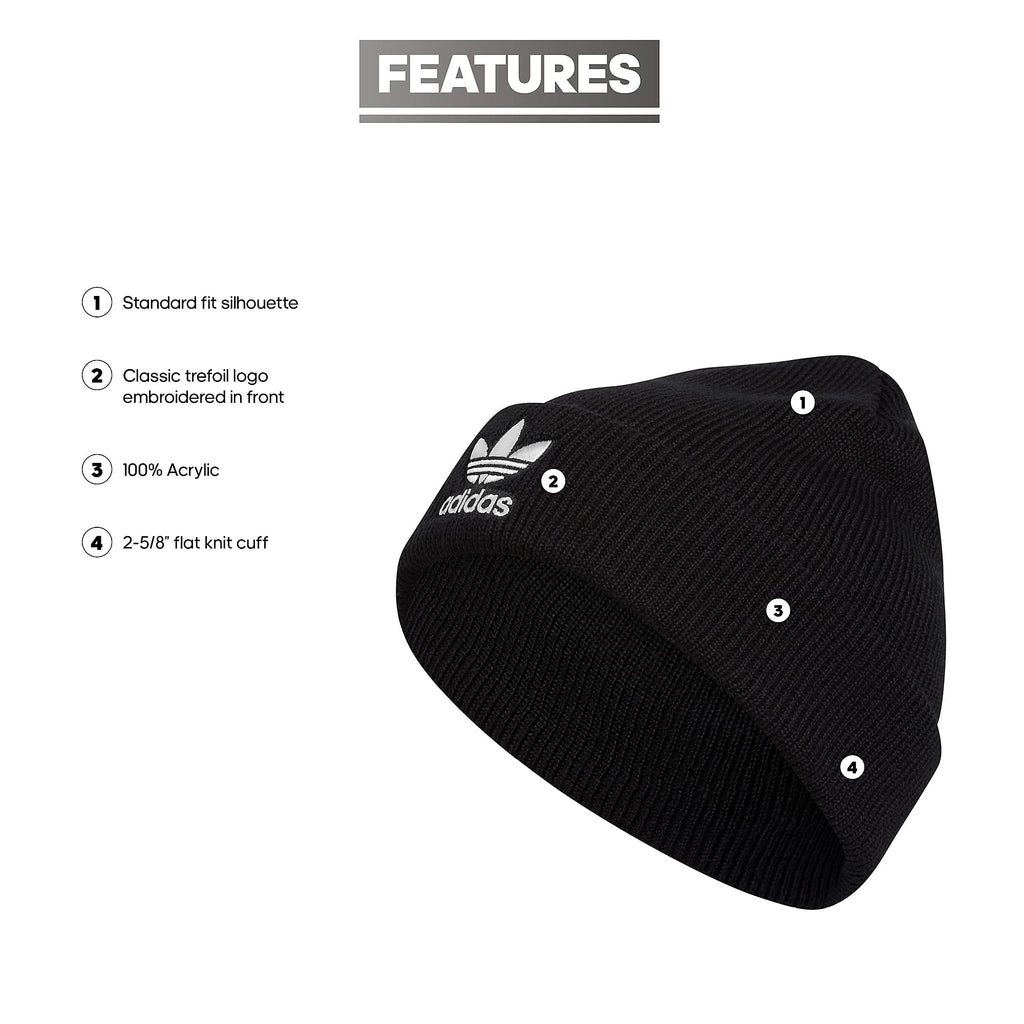 adidas Originals Unisex-Adult Trefoil Beanie-Older Model