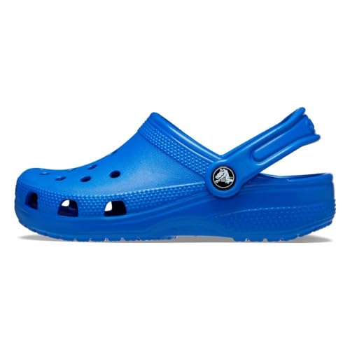 Crocs Kids Classic Clog (Little Kid/Big Kid) - Clogs for Kids - Synthetic Lining - Circulation Nubs Blue Bolt 13 Little Kid M