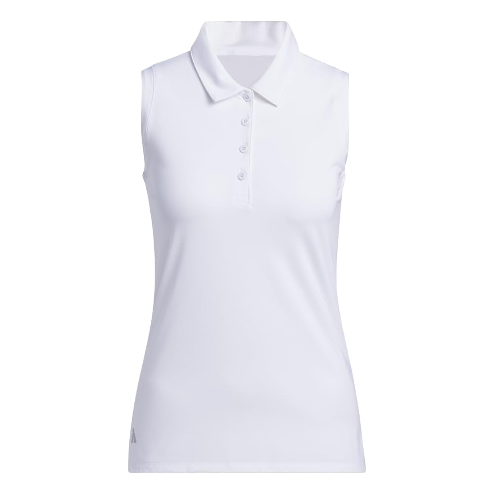 adidas Women's Ultimate365 Solid Sleeveless Polo Shirt