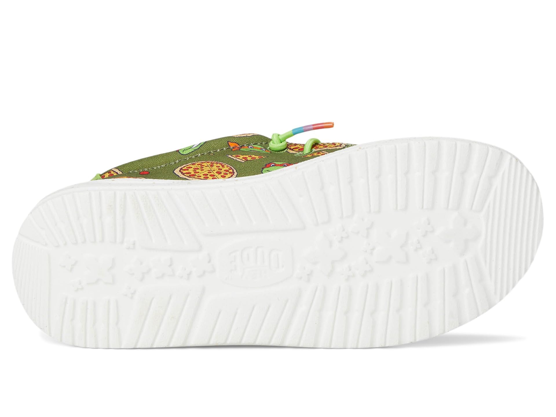 HEYDUDE Boy's Wally Teenage Mutant Ninja Turtle Pizza (Little Big Kid) Loafer