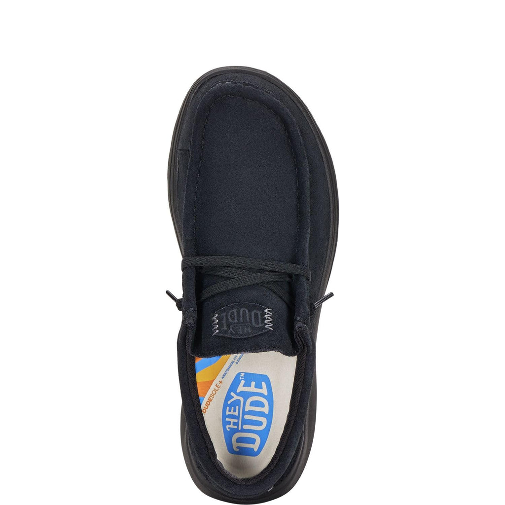 HEYDUDE Men's Wally Comf Suede Slip-On Loafers | Lightweight Men's Casual Shoes | Extra Plush Midsole Padding for Everyday Wear