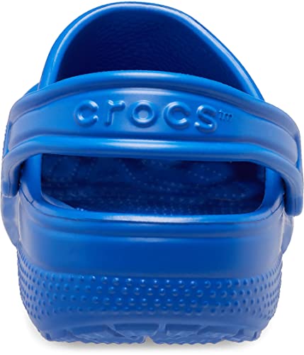 Crocs Unisex-Child Classic Clogs, Blue Bolt, 12 Little Kid