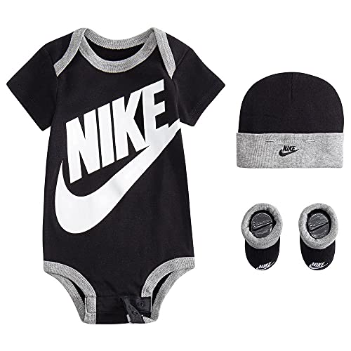 Nike Baby's Bodysuit, Hat and Booties 3 Piece Set