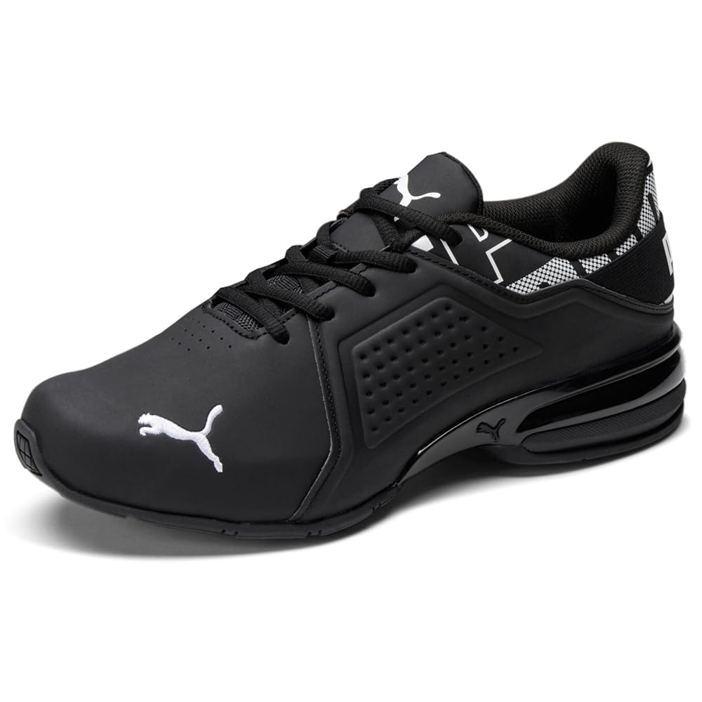 PUMA Mens Viz Runner Repeat Running Sneakers Shoes - Black - Size 13 M