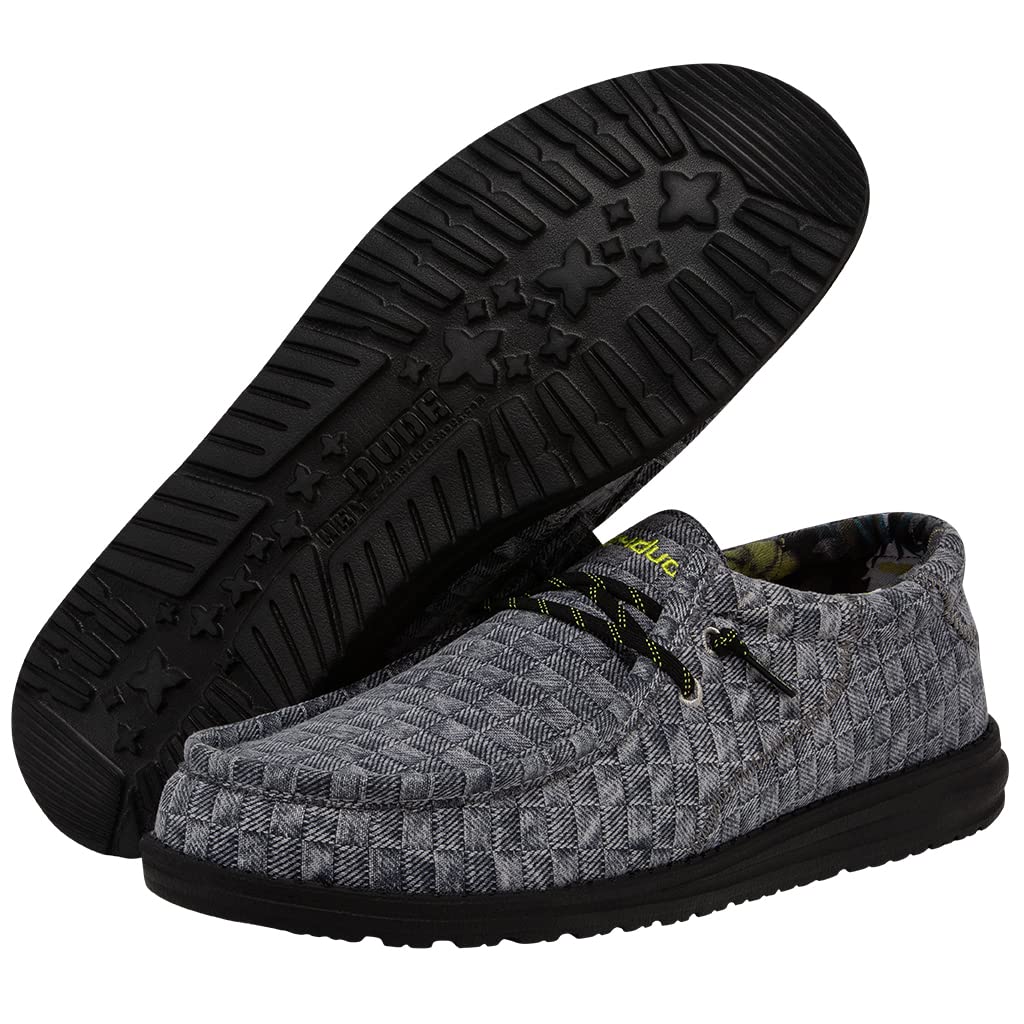 Hey Dude Men's Wally Break Cali Mutiple Colors & Sizes | Men’s Shoes | Men's Lace Up Loafers | Comfortable & Light-Weight