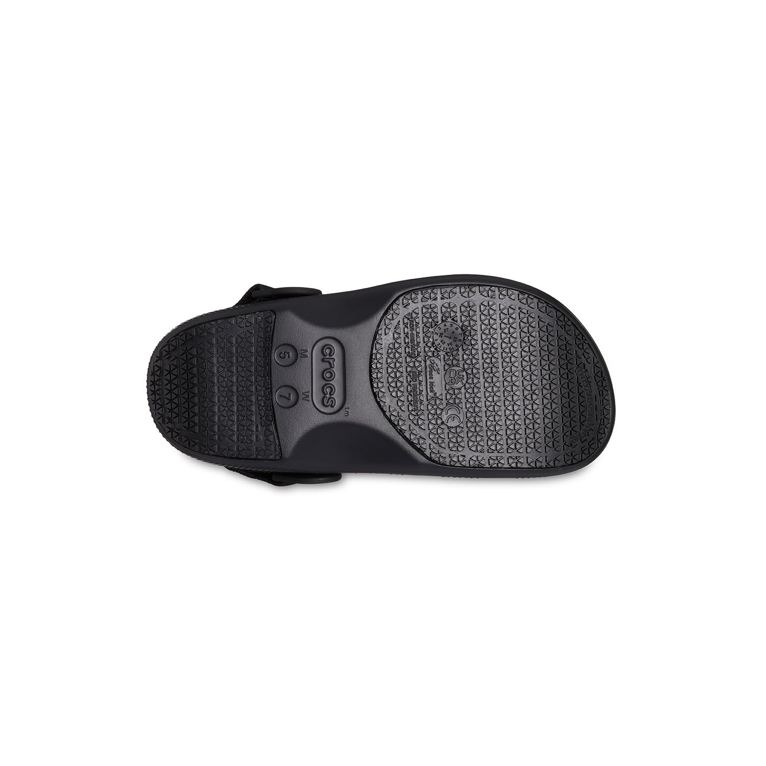 Crocs Unisex-Adult Classic Work Clogs, Adjustable Slip Resistant Work Shoes with Hole-Free Construction