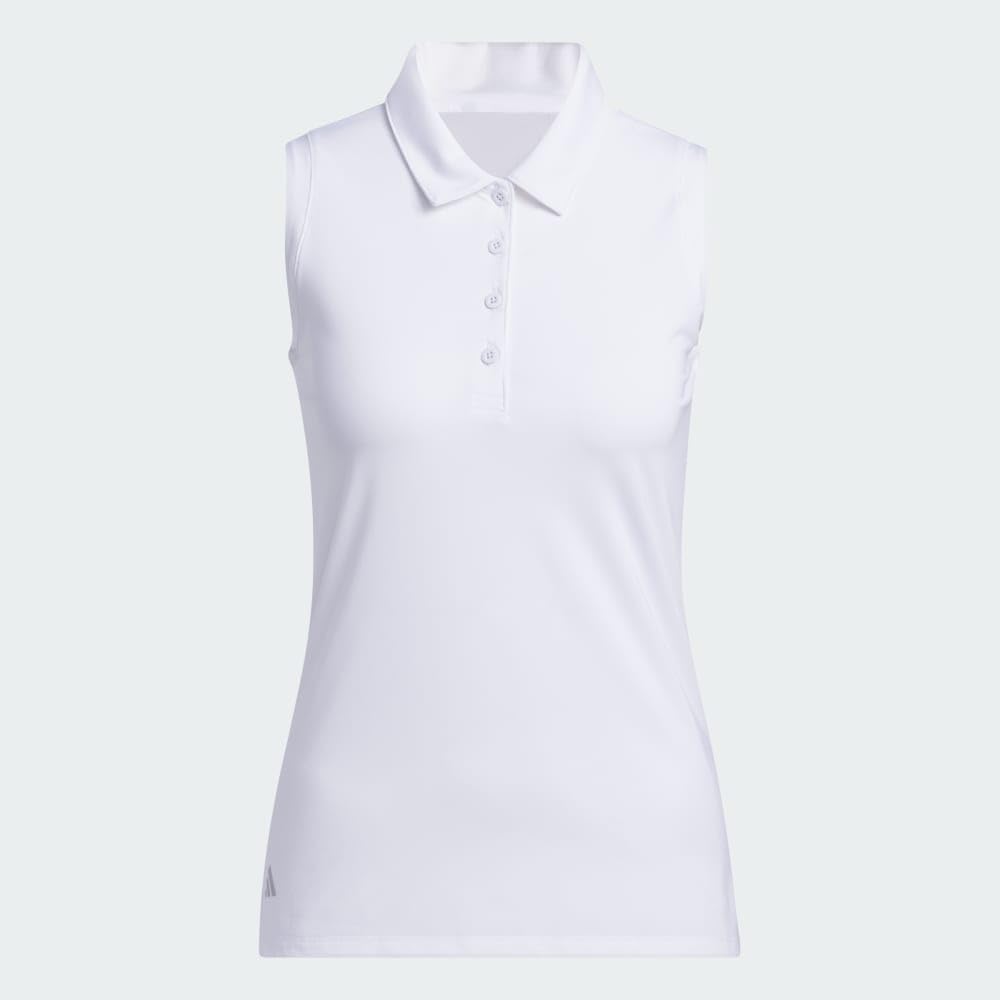 adidas Women's Ultimate365 Solid Sleeveless Polo Shirt