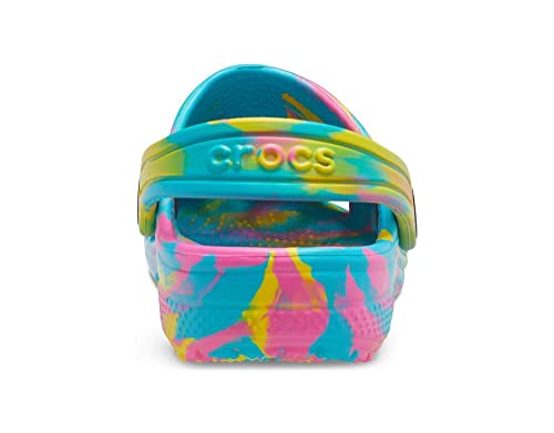 Crocs Kids' Classic Marbled Tie-Dye Clogs