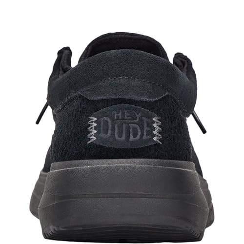 HEYDUDE Men's Wally Comf Suede Slip-On Loafers | Lightweight Men's Casual Shoes | Extra Plush Midsole Padding for Everyday Wear