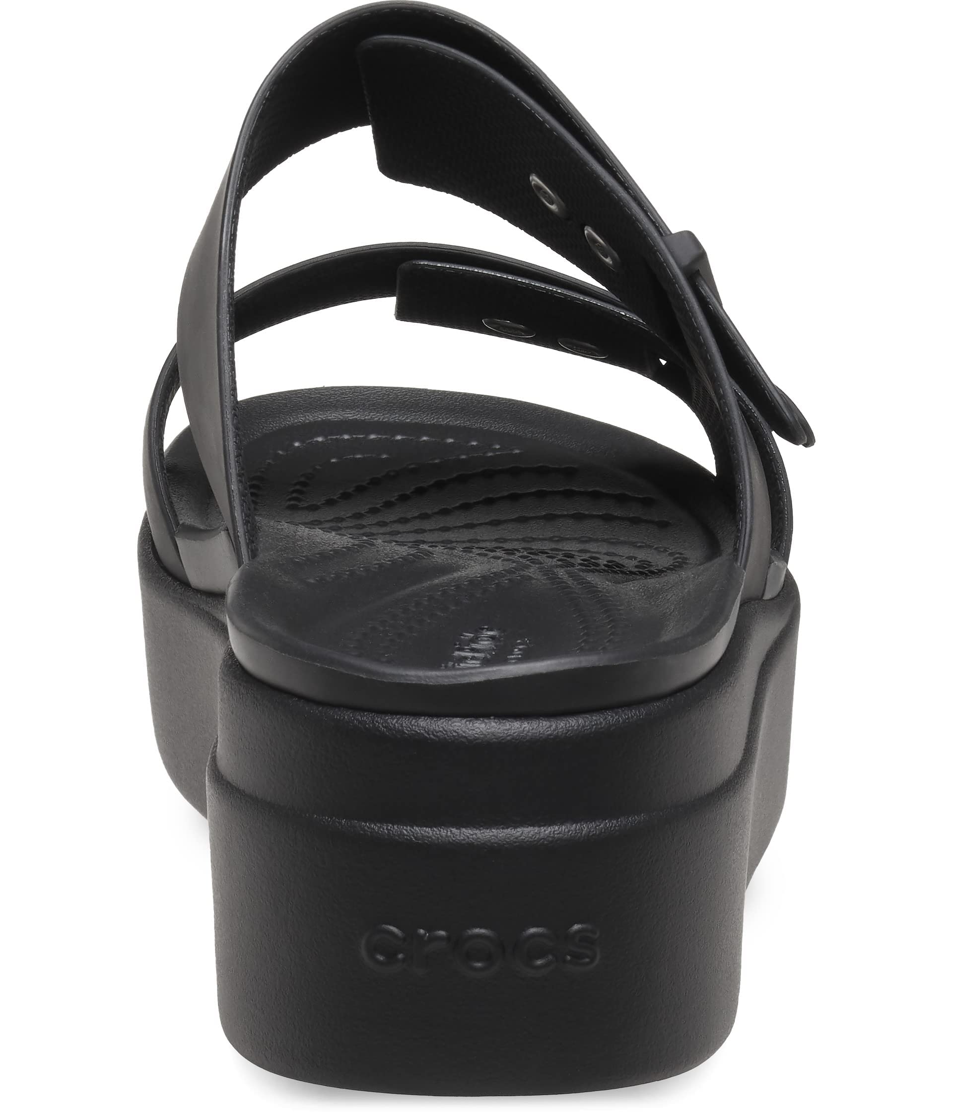 Crocs Women's Brooklyn Buckle Low Wedges