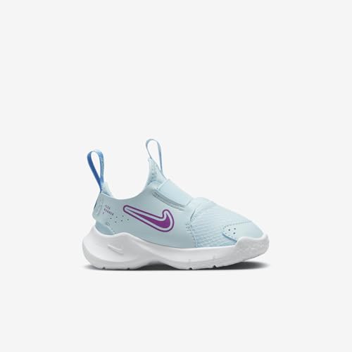 Nike Flex Runner 3 Baby/Toddler Shoes (FN1478-401, Glacier Blue/University Blue/Chlorophyll/Hyper Violet) Size 7