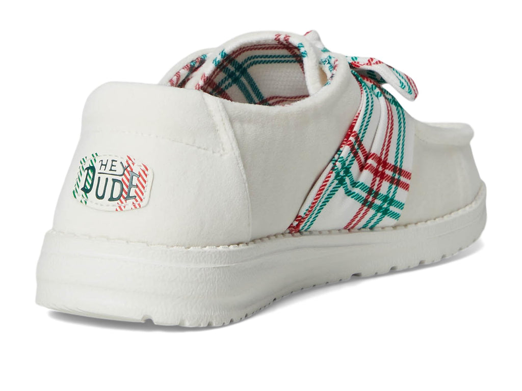 HEYDUDE Women's Wendy Bow Tartan Plaid Loafer