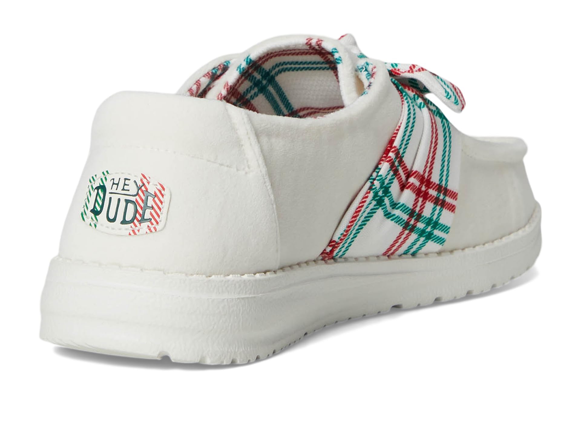 HEYDUDE Women's Wendy Bow Tartan Plaid Loafer