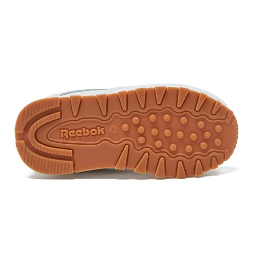 Reebok Classic Leather Girls & Boys Shoes for Kids, Toddler, Little Kid or Big Kid Sneakers, White/Gum, 6 Toddler