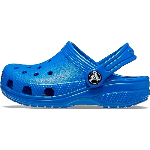 Crocs Kids Classic Clog (Little Kid/Big Kid) - Clogs for Kids - Synthetic Lining - Circulation Nubs Blue Bolt 13 Little Kid M