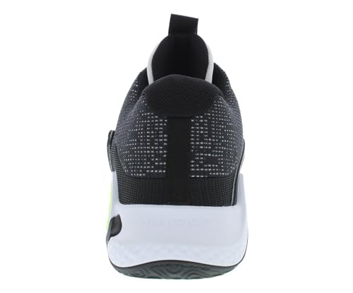 NIKE Men's Basketball Shoe, Black, White, (Black/White-Volt), 11.5, Black White Black White Volt, 13 AU