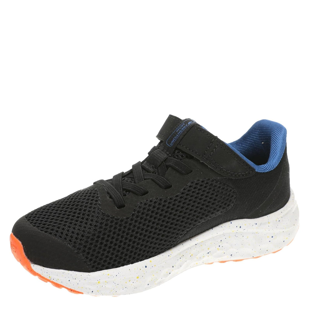 New Balance Kids’ Fresh Foam Arishi V4 Bungee Lace with Top Strap Running Shoe