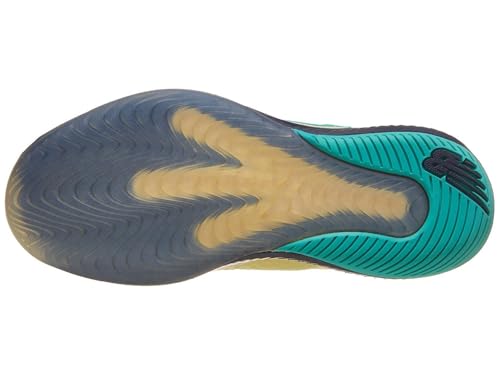 New Balance Women's FuelCell 996 V6 Tennis Shoe, Parchment/Nb Navy, 7 Wide