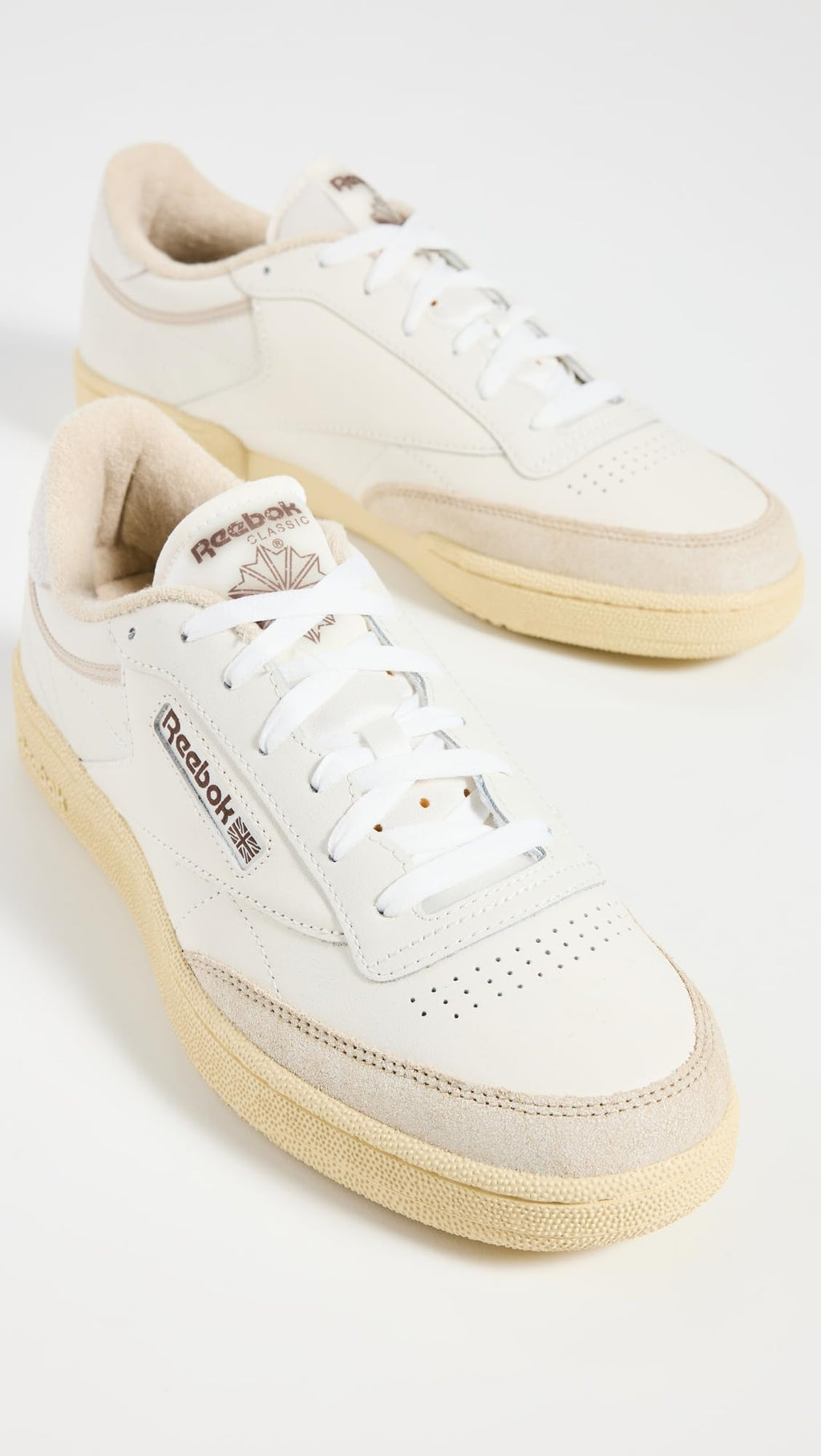 Reebok Men's Club C 85 Sneaker,Chalk/Weathered White/Vintage Chalk,12 Women/10.5 Men