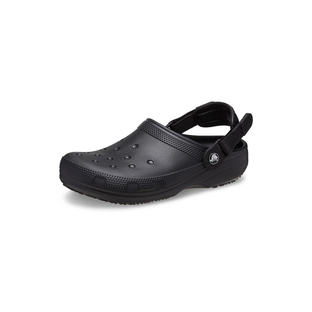 Crocs Unisex-Adult Classic Work Clogs, Adjustable Slip Resistant Work Shoes with Hole-Free Construction
