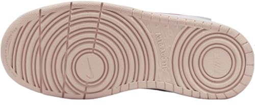 Nike Court Borough Mid 2 (Big Kid), White/Pinksicle/Orange Artic Size: 6.5 Big Kid