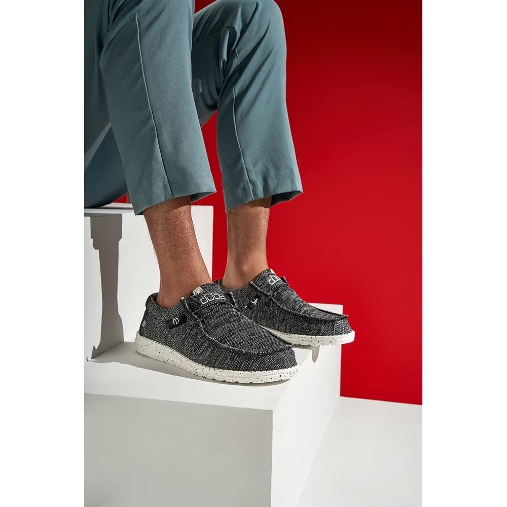 Hey Dude Men's Wally Suede Multiple Colors | Men’s Shoes | Men's Lace Up Loafers | Comfortable & Light-Weight