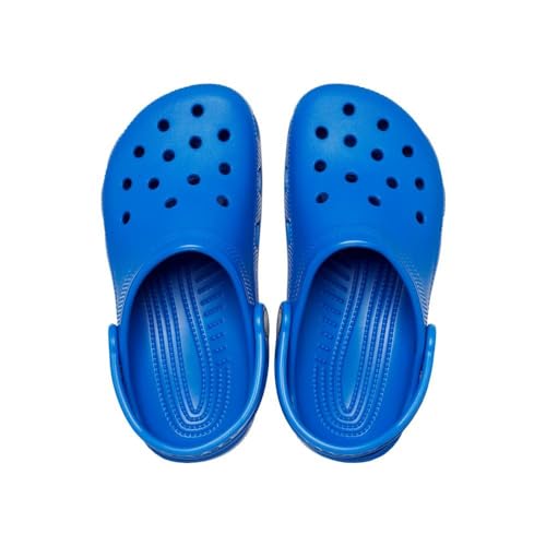 Crocs Kids Classic Clog (Little Kid/Big Kid) - Clogs for Kids - Synthetic Lining - Circulation Nubs Blue Bolt 13 Little Kid M