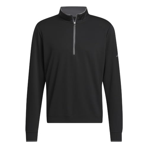 adidas mens Lightweight Half-zip Top