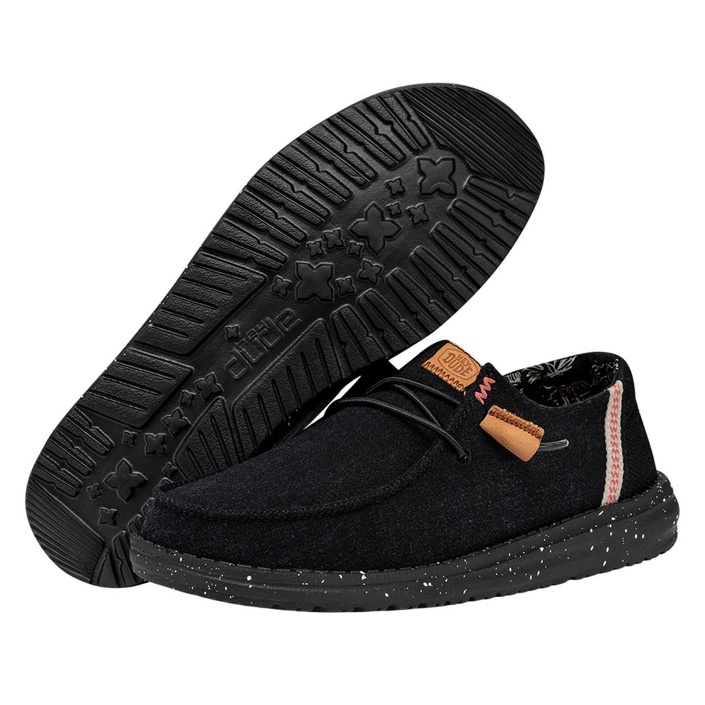 Hey Dude Women's Wendy Washed Canvas | Women’s Shoes | Women’s Lace Up Loafers | Comfortable & Light-Weight