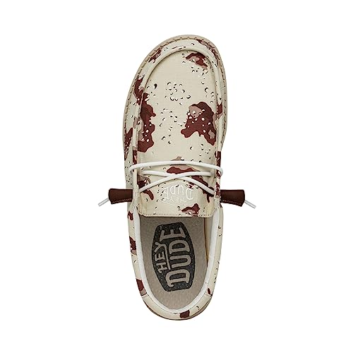 Hey Dude Men's Wally Camo | Men's Loafers | Men's Slip On Shoes | Comfortable & Light-Weight