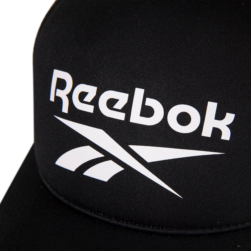 Reebok Aero Trucker Hat | Snapback | Adjustable | Mesh Back | Retro | Baseball | Streetwear | Urban | Lifestyle - White