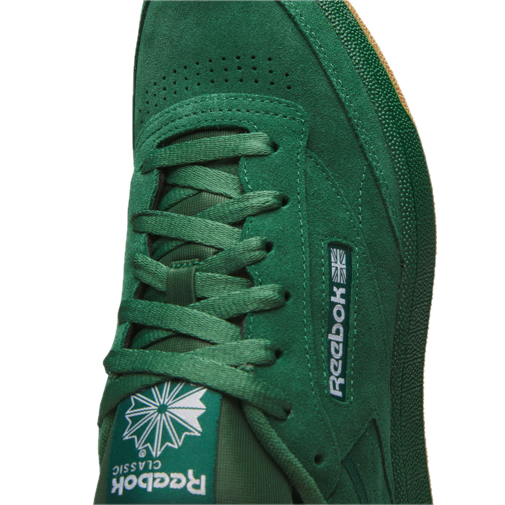 Reebok Unisex-Adult Club C 85,Dark Green/Footwear White/Reebok Lee 3,13 Women/11.5 Men