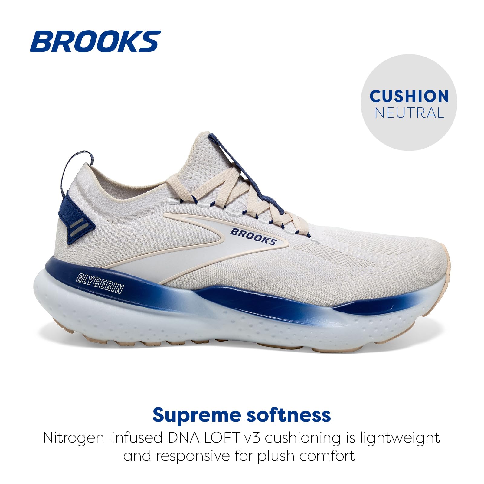 Brooks Men’s Glycerin Stealthfit 21 Neutral Running Shoe