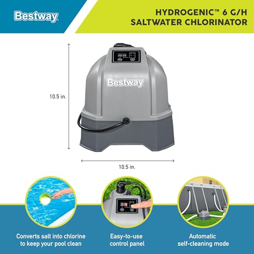 Bestway Flowclear Hydrogenic Digital Self Cleaning Saltwater Chlorinator