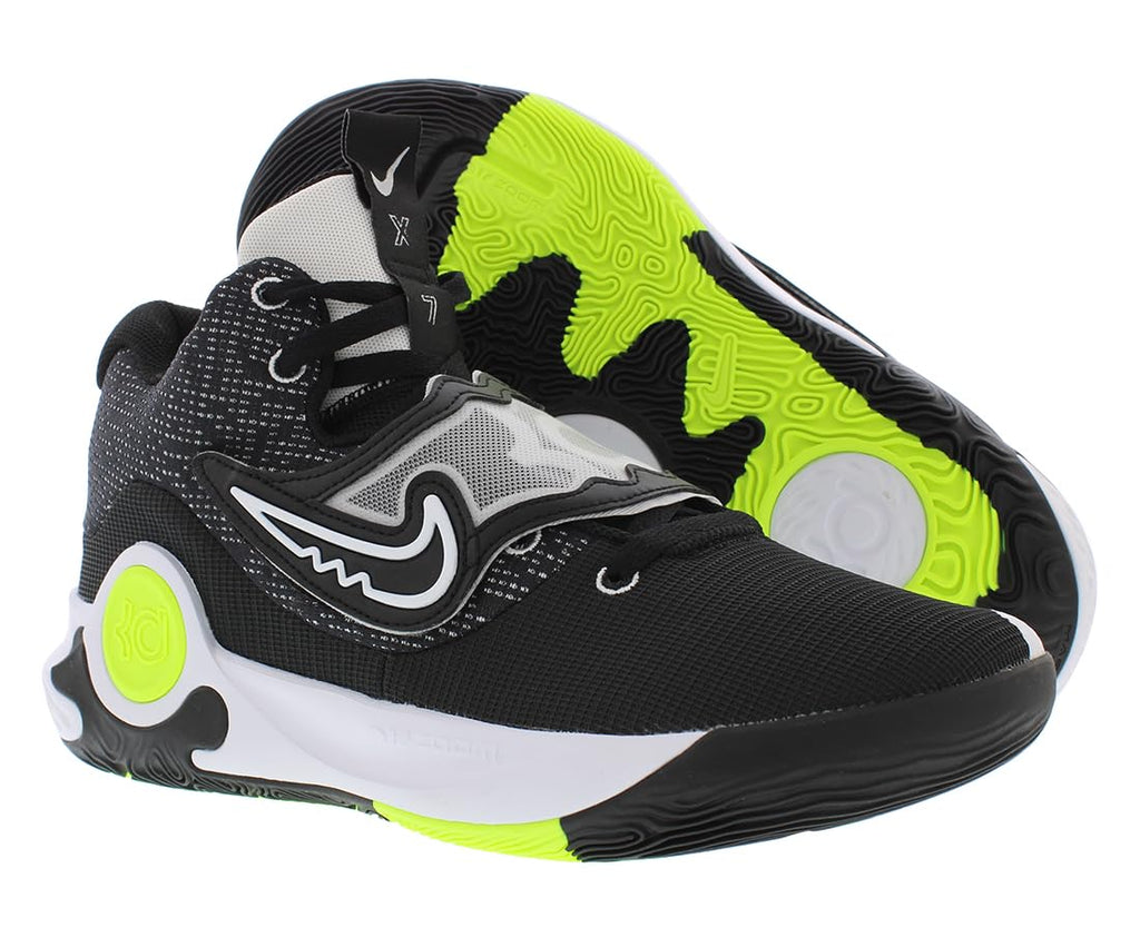 Nike Men's KD Trey 5 X Basketball Shoes (Black/White-Volt, us_Footwear_Size_System, Adult, Men, Numeric, Medium, Numeric_10)