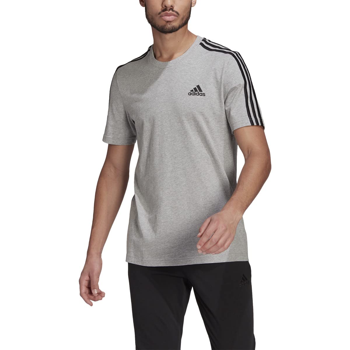 adidas Men's Essentials 3-stripes Tee