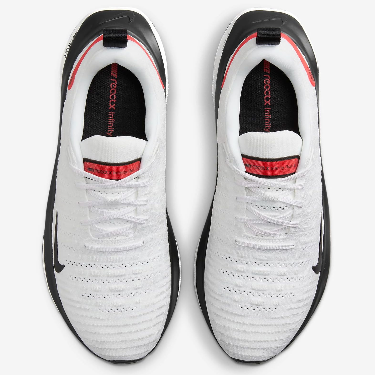 Nike InfinityRN 4 Men's Road Running Shoes (DR2665-100, White/Platinum Tint/Light Crimson/) Size 8.5