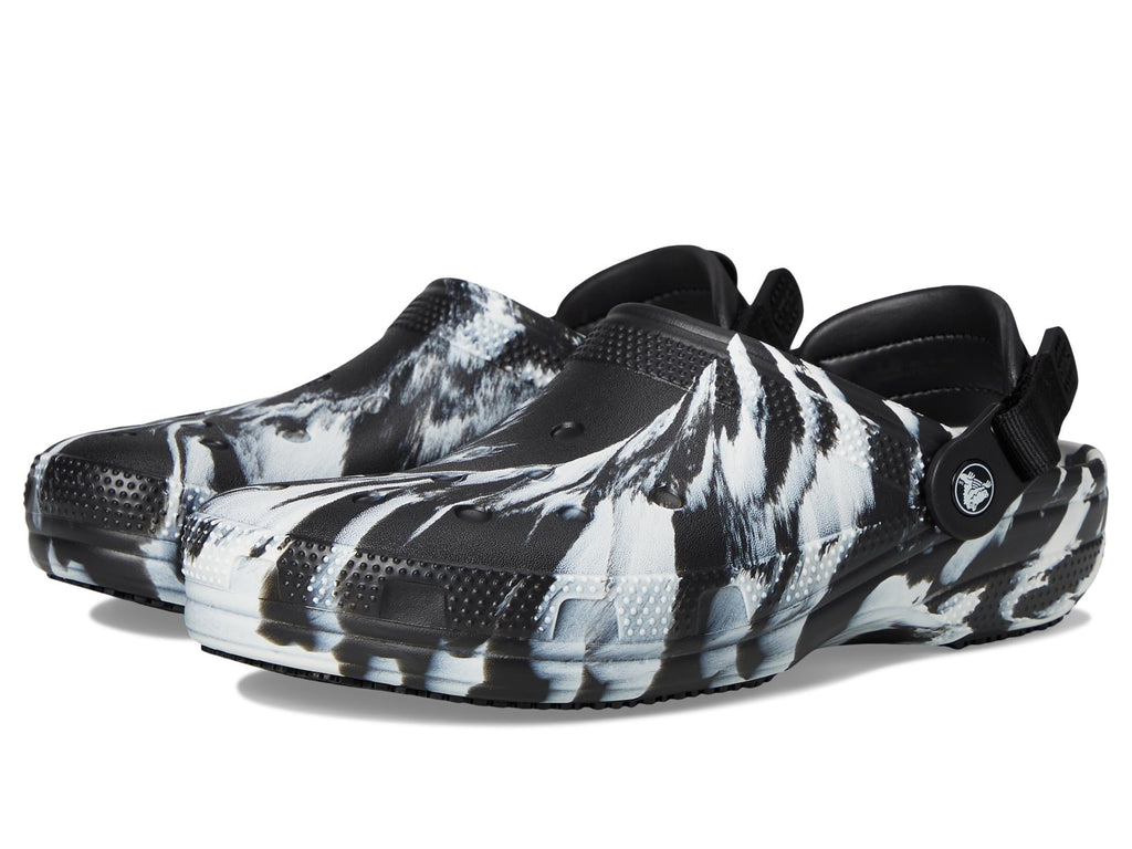 Crocs Unisex-Adult Classic Work Clogs, Adjustable Slip Resistant Work Shoes with Hole-Free Construction