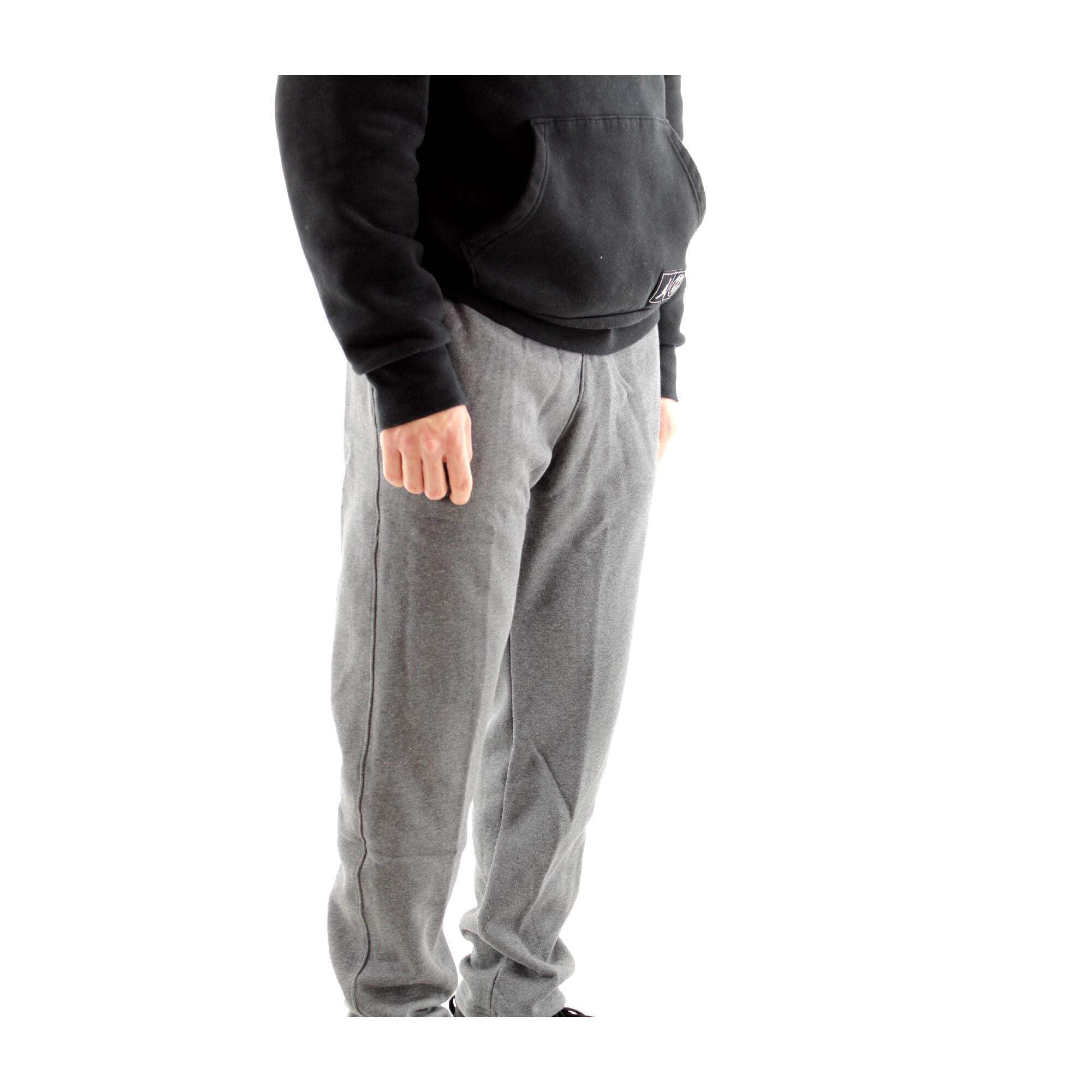 Nike Men's NSW Club Pant Open Hem, Charcoal Heather/Anthracite/White, X-Large