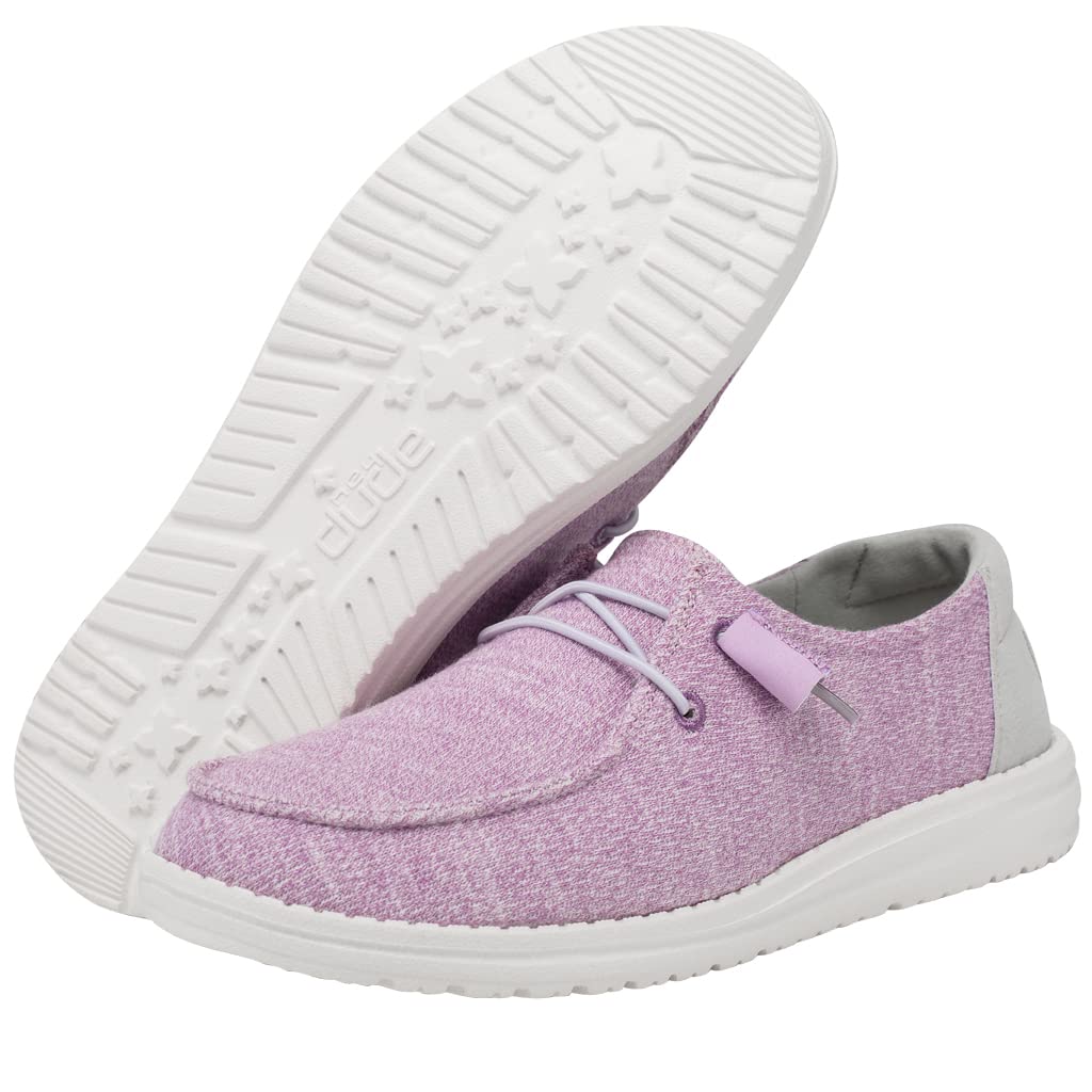 HEYDUDE Women's Wendy Canvas, Women’s Shoes, Women's Slip-on Loafers, Comfortable & Light-Weight