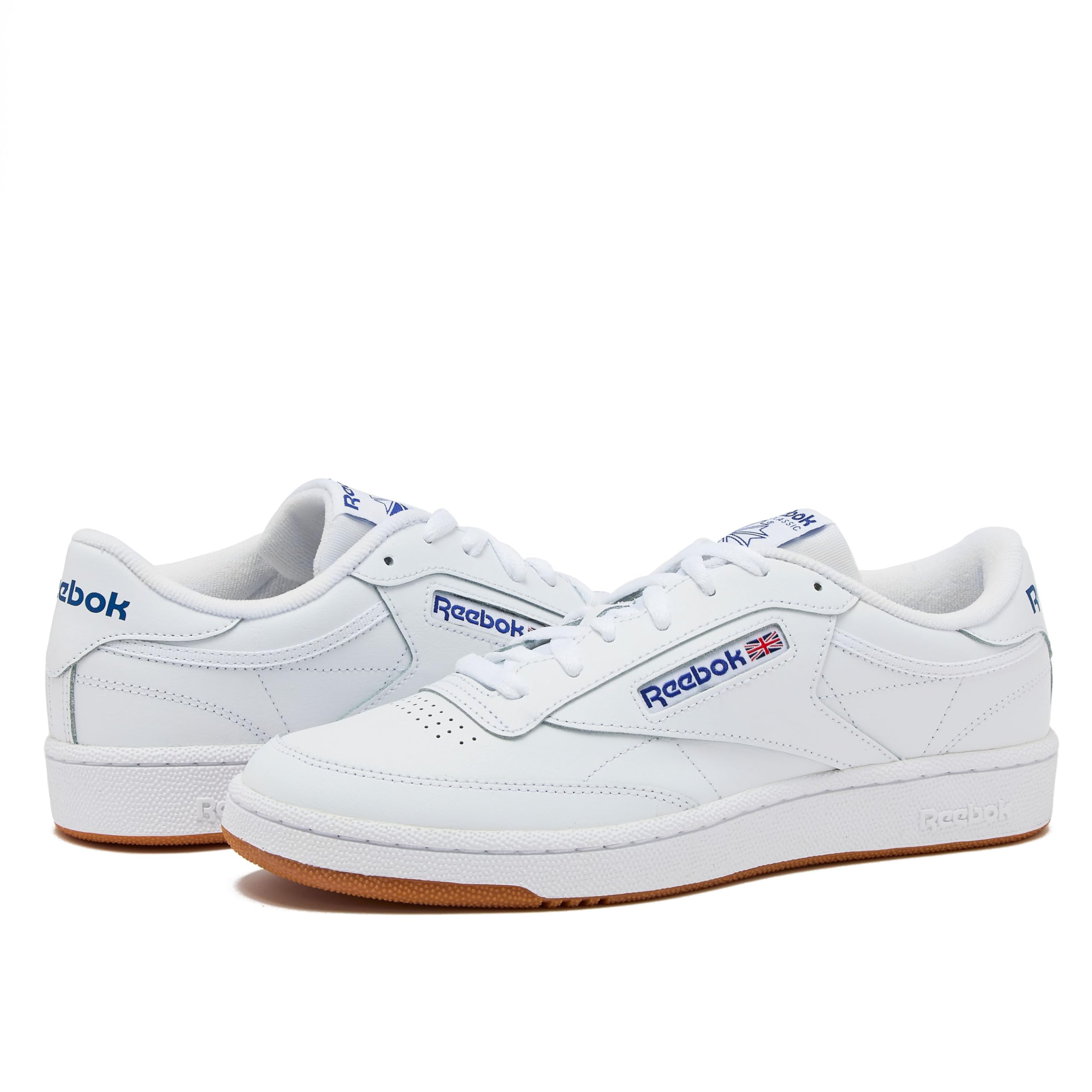 Reebok Men's Club C 85 Tennis Shoes, Casual Fashion White Sneakers