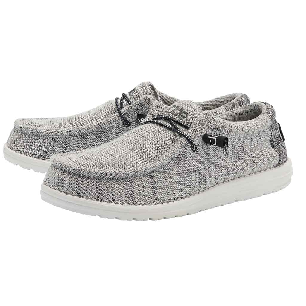 Hey Dude Men's Wally Stretch | Men's Loafers | Comfortable & Light-Weight