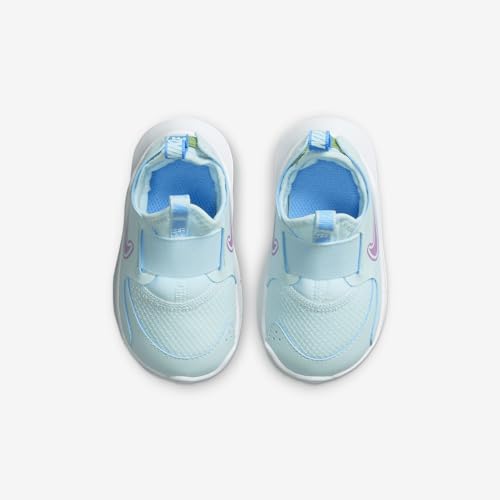 Nike Flex Runner 3 Baby/Toddler Shoes (FN1478-401, Glacier Blue/University Blue/Chlorophyll/Hyper Violet) Size 7
