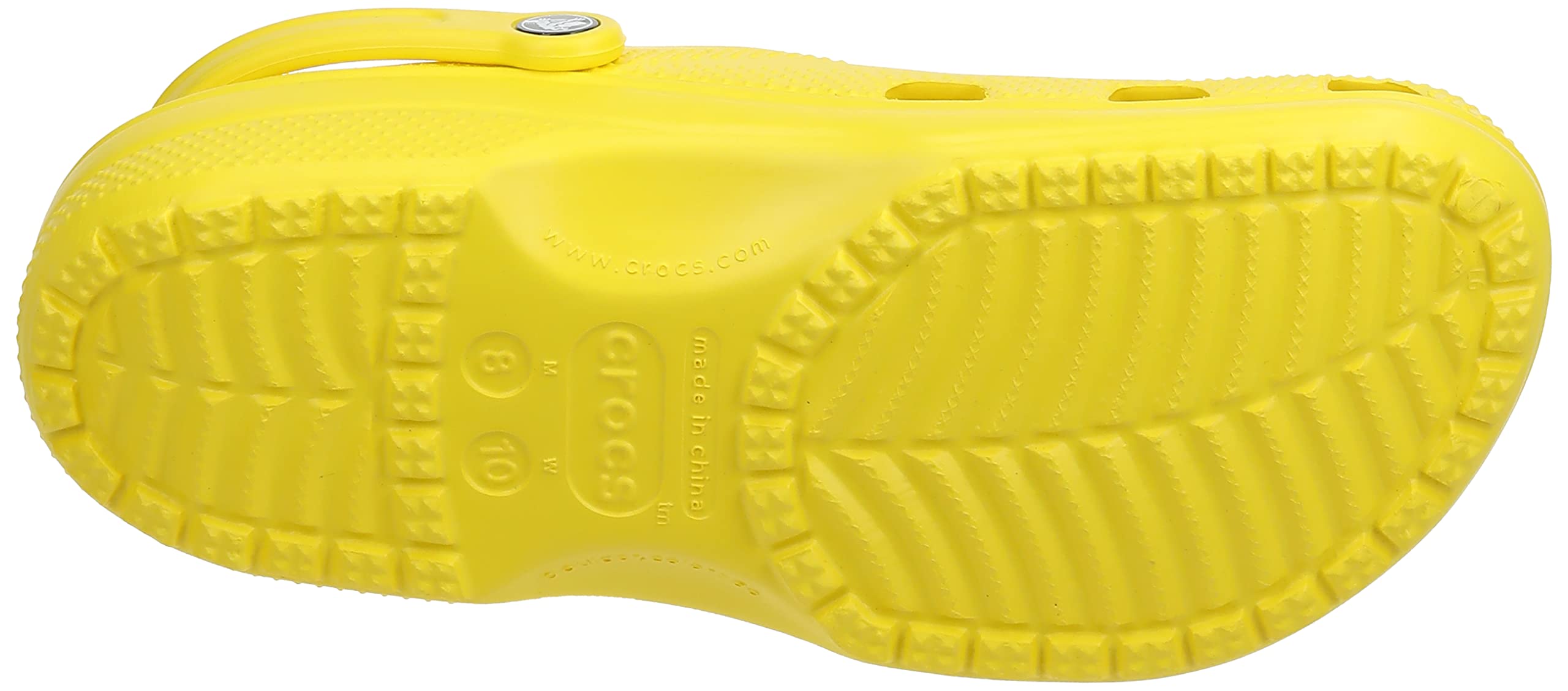 Crocs Unisex-Child Classic Clogs, Lemon, 5 Toddler