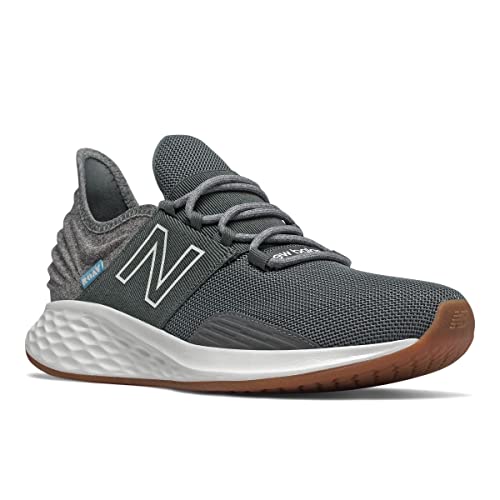 New Balance Kid's Fresh Foam Roav V1 Lace-up Running Shoe, Black, 7