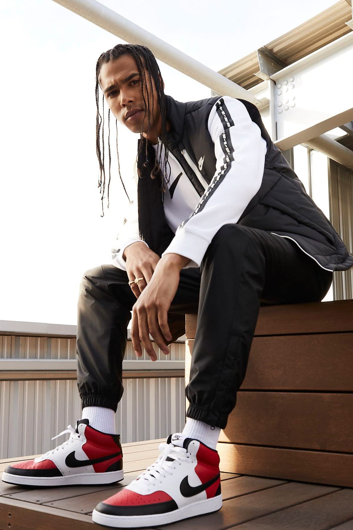 Nike Men's Court Vision Mid Sneaker