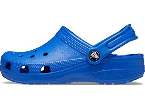 Crocs Unisex-Child Classic Clogs, Blue Bolt, 12 Little Kid