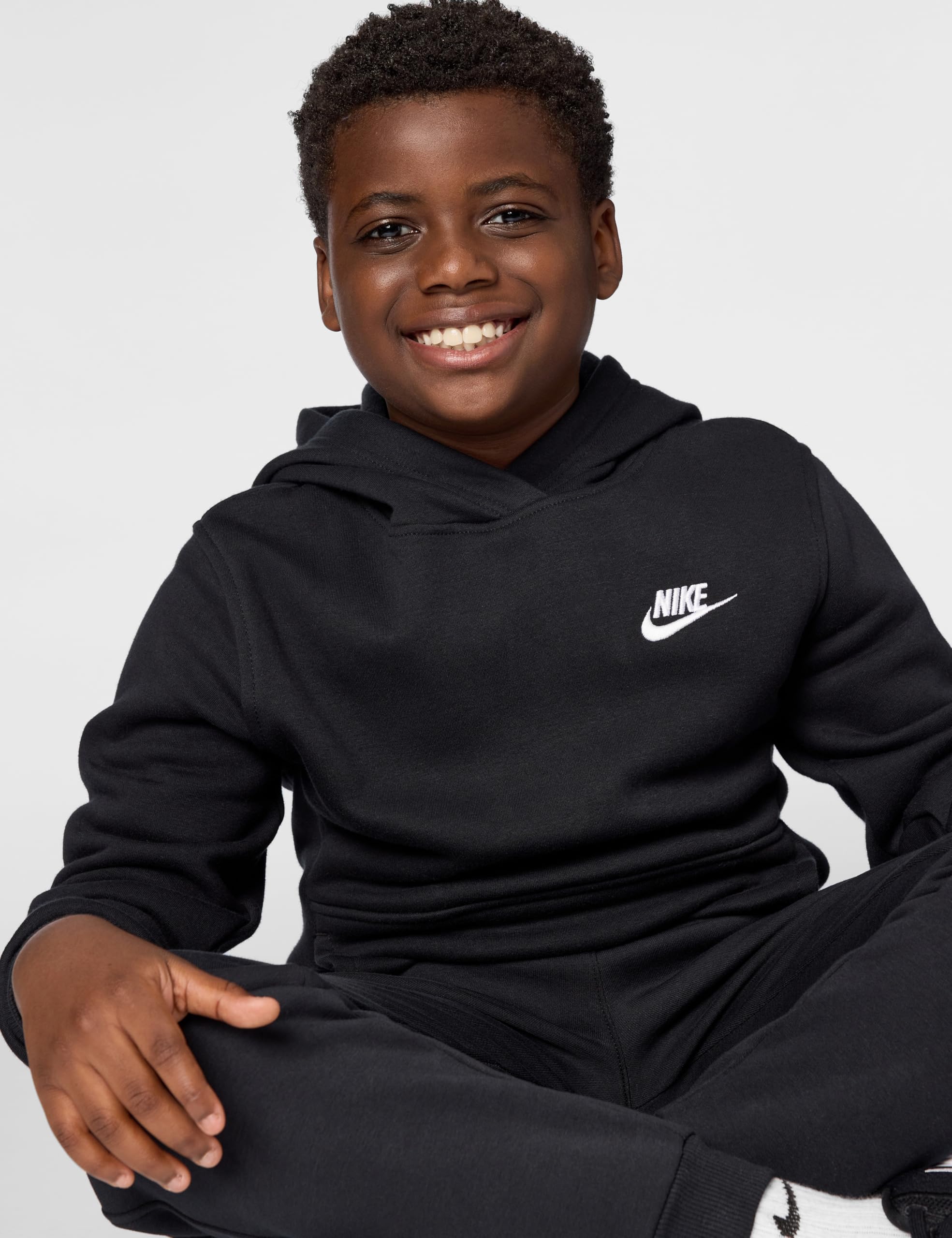 Nike Big Kids' Sportswear Club Fleece Pullover Hoodie